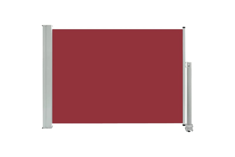 Sisäänvedettävä terassin sivumarkiisi 80x300 cm punainen - Punainen - Puutarhakalusteet - Aurinkosuoja - Markiisi
 - Parvekemarkiisi