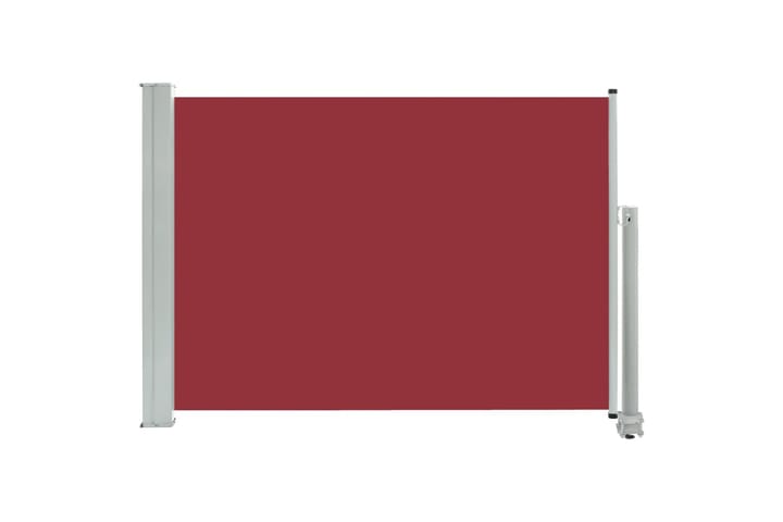 Sisäänvedettävä terassin sivumarkiisi 80x300 cm punainen - Punainen - Parvekemarkiisi - Markiisi
 - Sivumarkiisi - Ikkunatarvikkeet