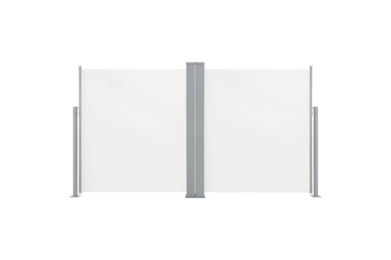 Sisäänvedettävä terassin tuplasivumarkiisi 170x600 cm kerma - Kerma - Puutarhakalusteet - Aurinkosuoja - Markiisi
 - Parvekemarkiisi