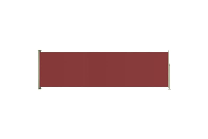 Terassin sisäänvedettävä sivumarkiisi 180x600 cm punainen - Punainen - Puutarhakalusteet - Aurinkosuoja - Markiisi
 - Parvekemarkiisi