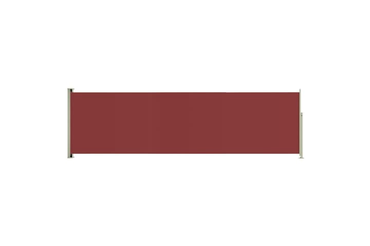 Terassin sisäänvedettävä sivumarkiisi 180x600 cm punainen - Punainen - Parvekemarkiisi - Markiisi
 - Sivumarkiisi - Ikkunatarvikkeet