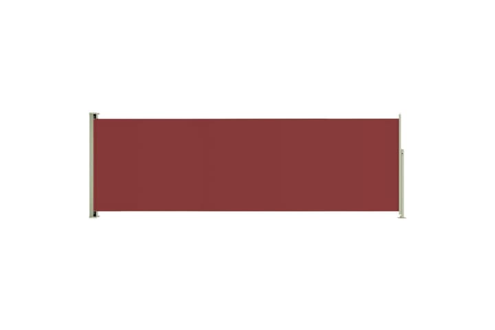 Terassin sisäänvedettävä sivumarkiisi 200x600 cm punainen - Punainen - Parvekemarkiisi - Markiisi
 - Sivumarkiisi - Ikkunatarvikkeet