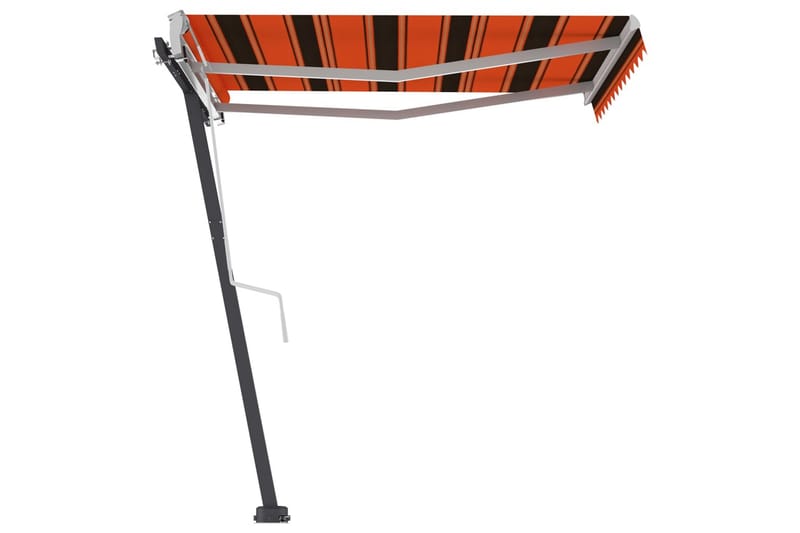 Vapaasti seisova kelattava markiisi 300x250 cm oranssiruskea - Oranssi - Puutarhakalusteet - Aurinkosuoja - Markiisi
 - Terassimarkiisi