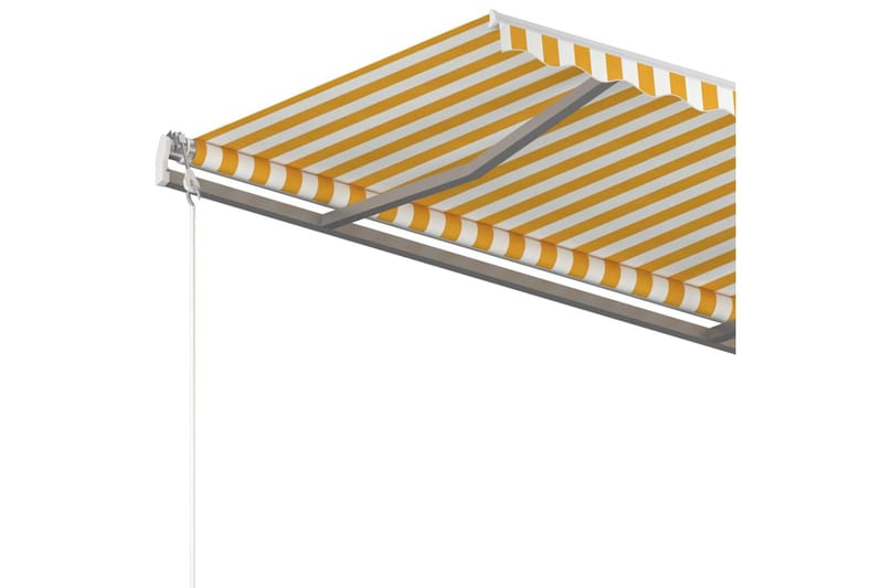 Vapaasti seisova sisäänkelattava markiisi 300x250 cm - Keltainen - Puutarhakalusteet - Aurinkosuoja - Markiisi
 - Terassimarkiisi