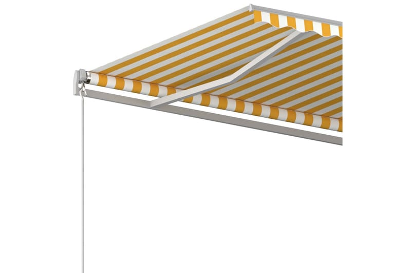 Vapaasti seisova sisäänkelattava markiisi 300x250 cm - Keltainen - Puutarhakalusteet - Aurinkosuoja - Markiisi
 - Terassimarkiisi
