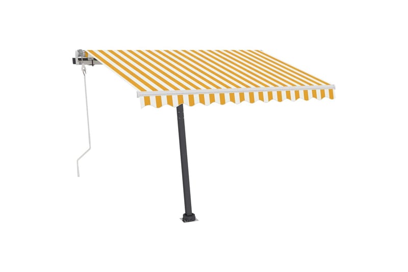 Vapaasti seisova sisäänkelattava markiisi 300x250 cm - Keltainen - Puutarhakalusteet - Aurinkosuoja - Markiisi
 - Terassimarkiisi