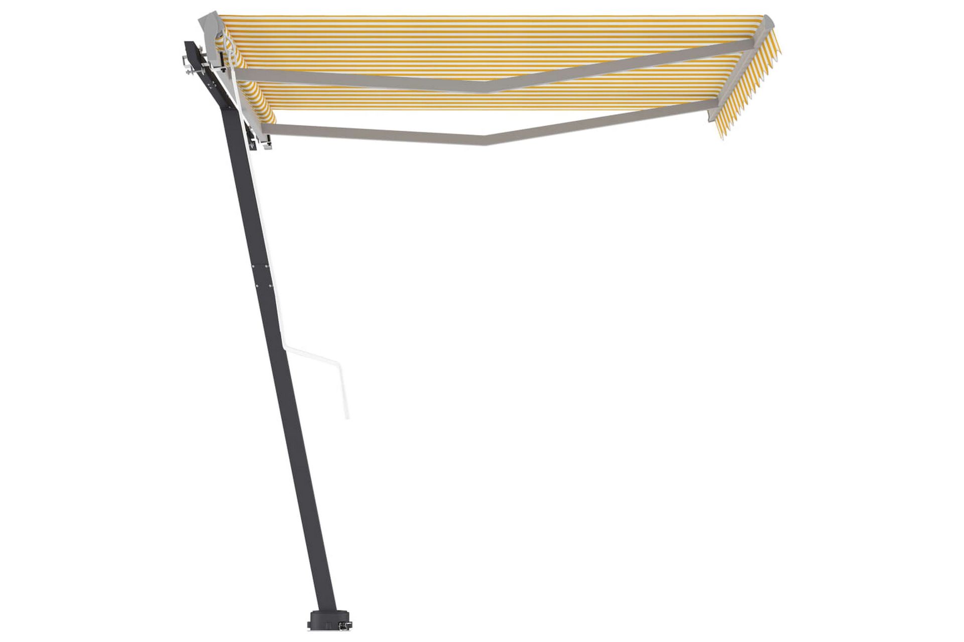 Vapaasti seisova sisäänkelattava markiisi 300x250 cm - Keltainen - Puutarhakalusteet - Aurinkosuoja - Markiisi
 - Terassimarkiisi