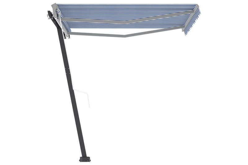 Vapaasti seisova sisäänkelattava markiisi 300x250 cm - Sininen - Puutarhakalusteet - Aurinkosuoja - Markiisi
 - Terassimarkiisi
