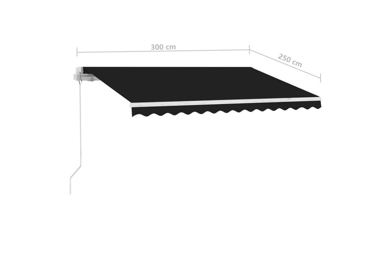 Vapaasti seisova sisäänkelattava markiisi 300x250 cm - Puutarhakalusteet - Aurinkosuoja - Markiisi
 - Terassimarkiisi