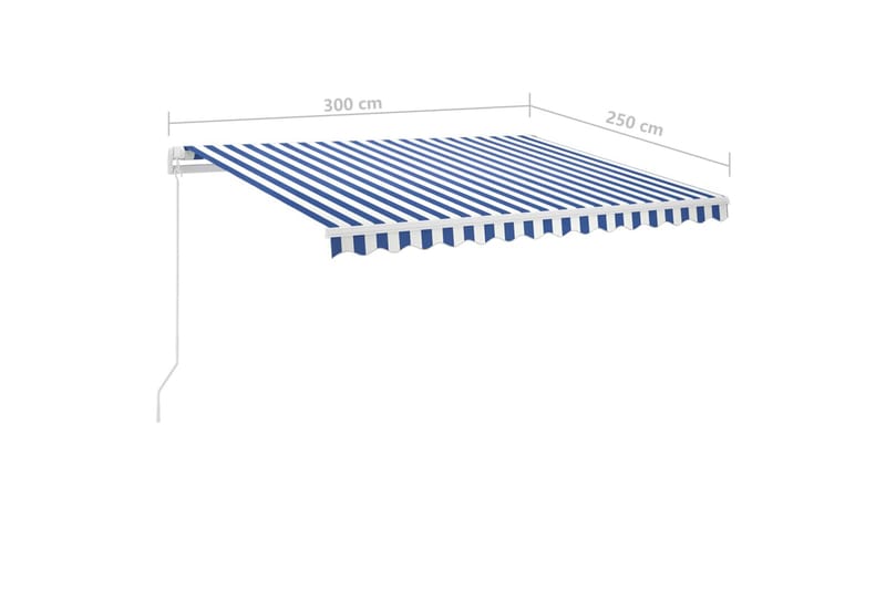 Vapaasti seisova sisäänkelattava markiisi 300x250 cm - Puutarhakalusteet - Aurinkosuoja - Markiisi
 - Terassimarkiisi