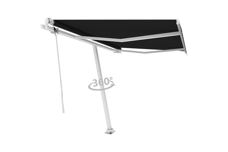Vapaasti seisova sisäänkelattava markiisi 300x250cm - Antrasiitti - Puutarhakalusteet - Aurinkosuoja - Markiisi
 - Terassimarkiisi
