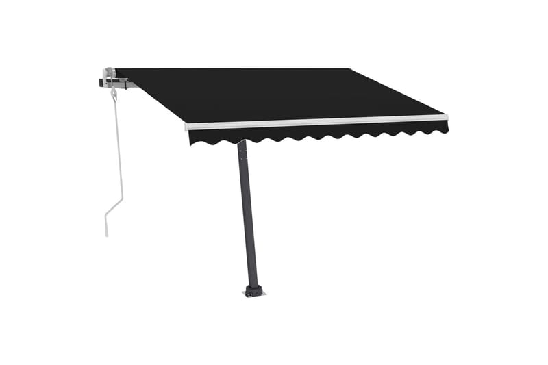 Vapaasti seisova sisäänkelattava markiisi 300x250cm - Antrasiitti - Puutarhakalusteet - Aurinkosuoja - Markiisi
 - Terassimarkiisi