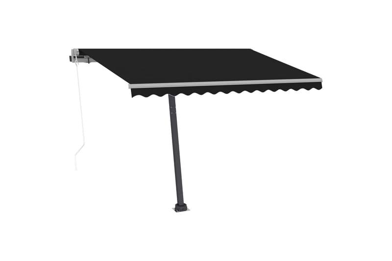 Vapaasti seisova sisäänkelattava markiisi 300x250cm - Antrasiitti - Puutarhakalusteet - Aurinkosuoja - Markiisi
 - Terassimarkiisi