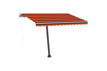 Vapaasti seisova sisäänkelattava markiisi 300x250cm - Oranssi - Puutarhakalusteet - Aurinkosuoja - Markiisi
 - Terassimarkiisi