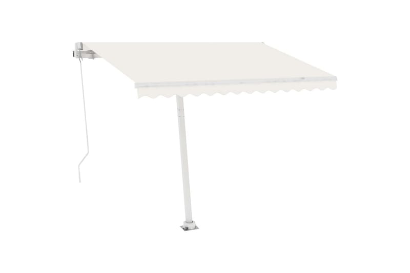 Vapaasti seisova sisäänkelattava markiisi 350x250 cm kerma - Kerma - Puutarhakalusteet - Aurinkosuoja - Markiisi
 - Terassimarkiisi