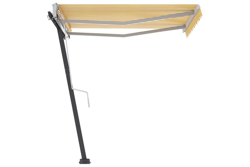 Vapaasti seisova sisäänkelattava markiisi 350x250cm - Keltainen - Puutarhakalusteet - Aurinkosuoja - Markiisi
 - Terassimarkiisi