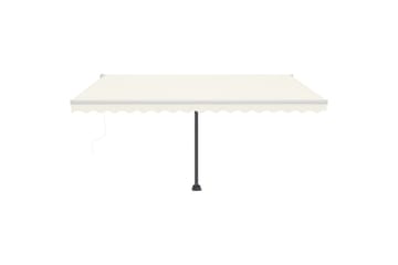 Vapaasti seisova sisäänkelattava markiisi 400x300 cm kerma - Kerma - Puutarhakalusteet - Aurinkosuoja - Markiisi
 - Terassimarkiisi
