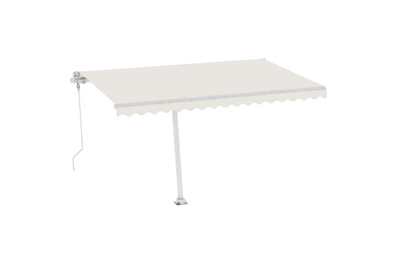 Vapaasti seisova sisäänkelattava markiisi 400x350 cm kerma - Kerma - Puutarhakalusteet - Aurinkosuoja - Markiisi
 - Terassimarkiisi