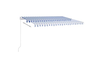 Vapaasti seisova sisäänkelattava markiisi 450x300 cm - Sininen - Puutarhakalusteet - Aurinkosuoja - Markiisi
 - Terassimarkiisi