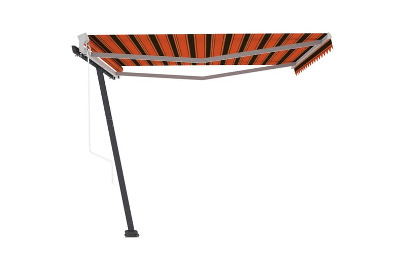 Vapaasti seisova sisäänkelattava markiisi 450x300cm - Oranssi - Puutarhakalusteet - Aurinkosuoja - Markiisi
 - Terassimarkiisi