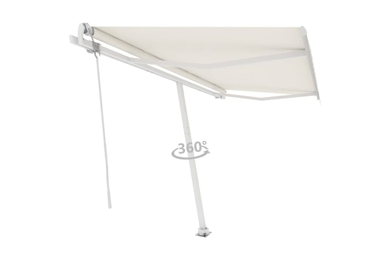 Vapaasti seisova sisäänkelattava markiisi 450x350 cm kerma - Kerma - Puutarhakalusteet - Aurinkosuoja - Markiisi
 - Terassimarkiisi
