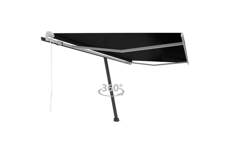 Vapaasti seisova sisäänkelattava markiisi 450x350cm - Antrasiitti - Puutarhakalusteet - Aurinkosuoja - Markiisi
 - Terassimarkiisi