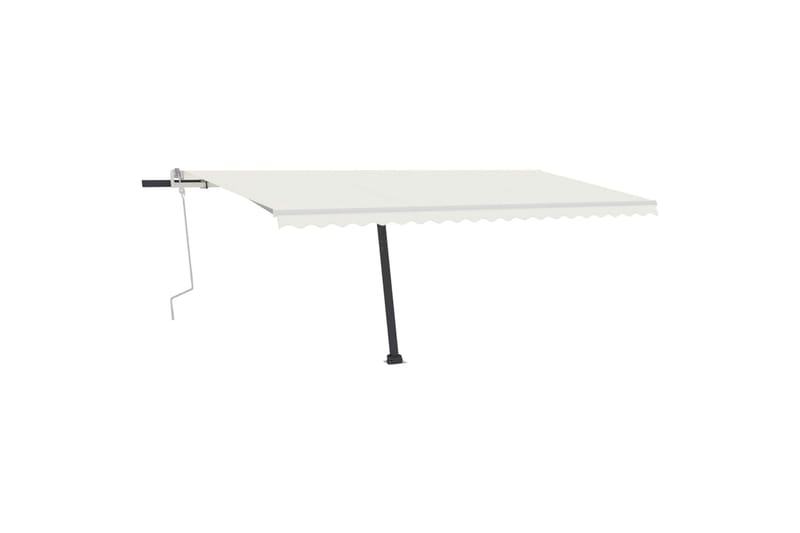 Vapaasti seisova sisäänkelattava markiisi 500x350 cm kerma - Kerma - Puutarhakalusteet - Aurinkosuoja - Markiisi
 - Terassimarkiisi