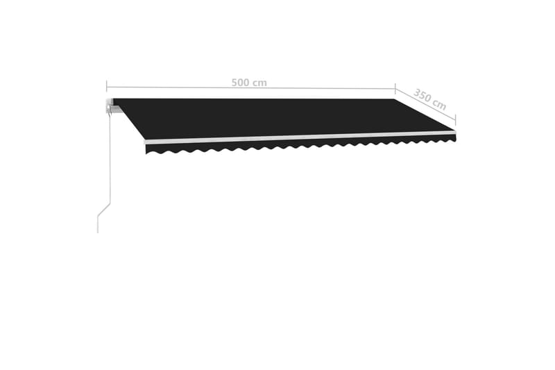 Vapaasti seisova sisäänkelattava markiisi 500x350 cm - Puutarhakalusteet - Aurinkosuoja - Markiisi
 - Terassimarkiisi