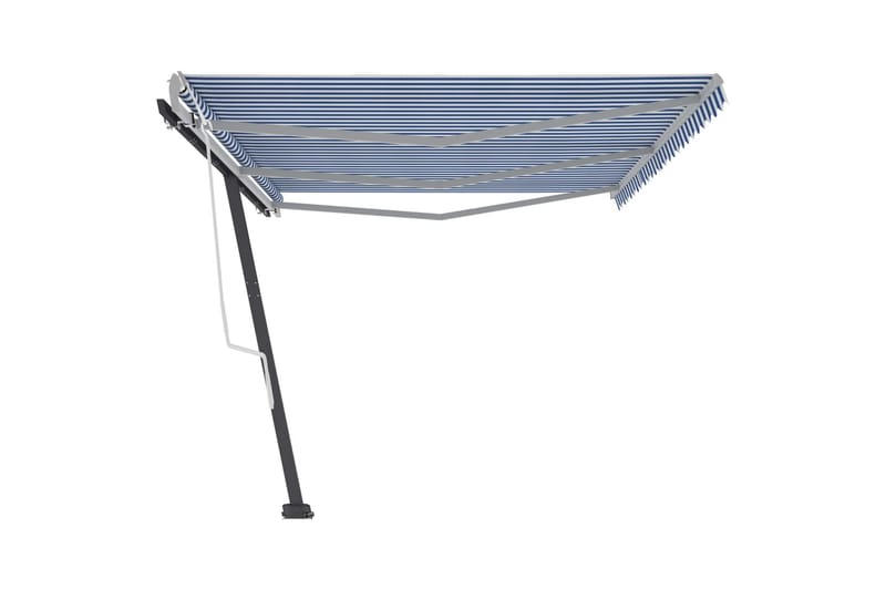 Vapaasti seisova sisäänkelattava markiisi 600x300 cm - Sininen - Puutarhakalusteet - Aurinkosuoja - Markiisi
 - Terassimarkiisi
