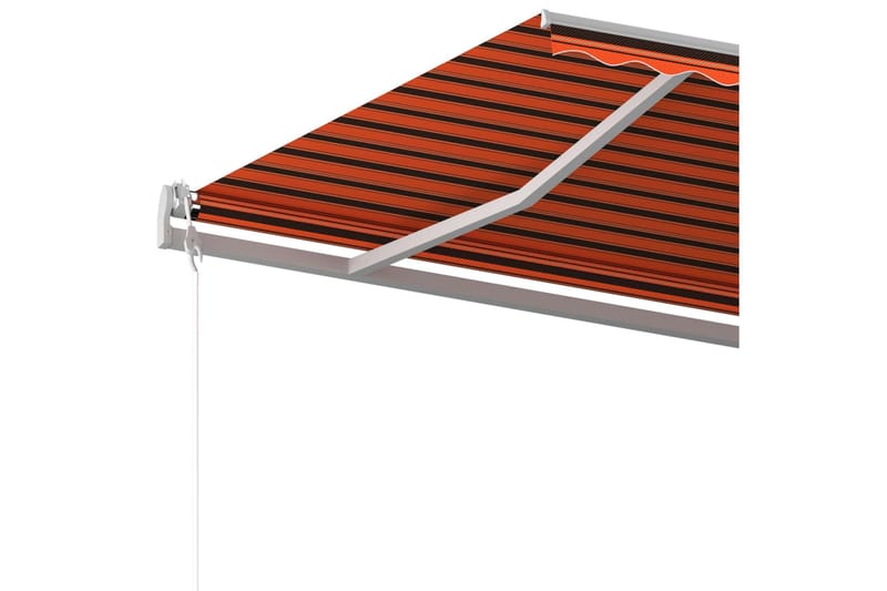 Vapaasti seisova sisäänkelattava markiisi 600x300cm - Oranssi - Puutarhakalusteet - Aurinkosuoja - Markiisi
 - Terassimarkiisi