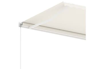 Vapaasti seisova sisäänkelattava markiisi 600x350 cm kerma - Puutarhakalusteet - Aurinkosuoja - Markiisi
 - Terassimarkiisi
