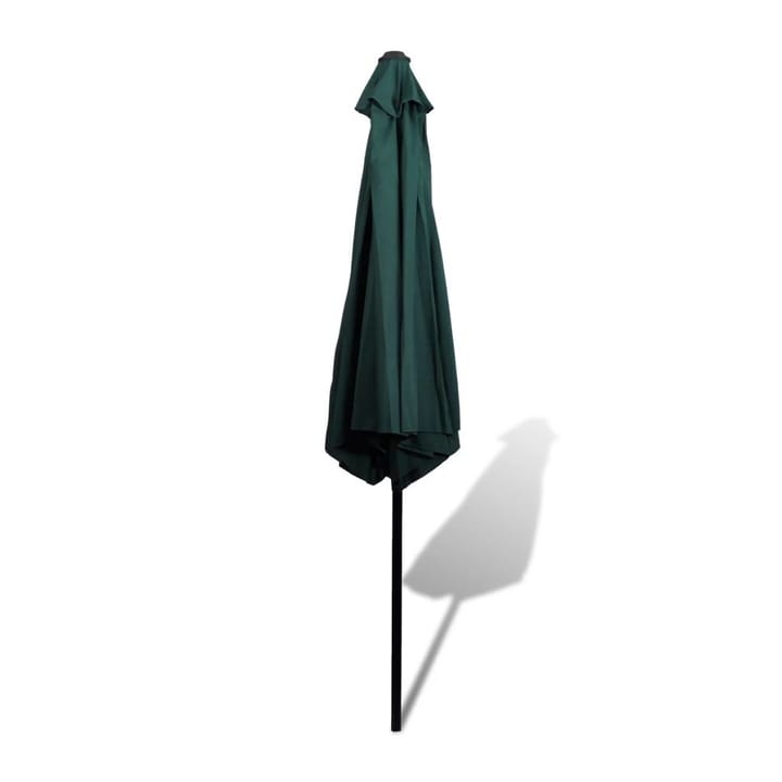 Päivänvarjo terästangolla 3 m vihreä - Vihreä - Aurinkovarjo