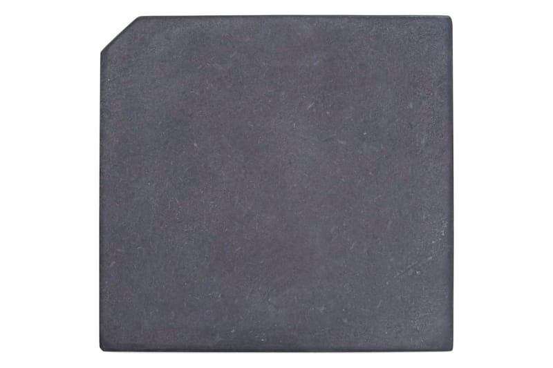 Päivänvarjon jalusta musta 47x47x4,5 cm graniitti - Puutarhakalusteet - Aurinkosuoja - Aurinkovarjo