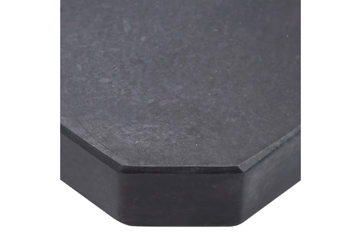 Päivänvarjon jalusta musta 47x47x4,5 cm graniitti - Aurinkovarjo