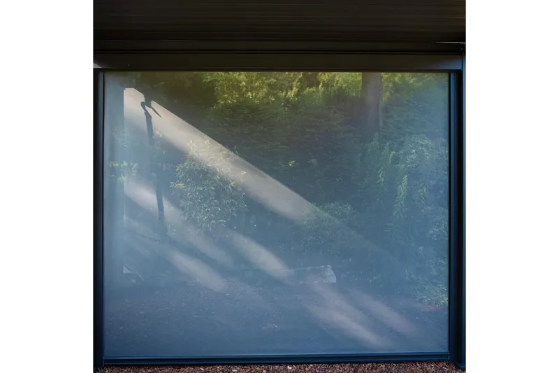 Alasvedettävä paviljongin seinä Mirador 3m Harmaa - Puutarhakalusteet - Aurinkosuoja - Paviljonki