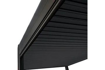 Alasvedettävä paviljongin seinä Mirador 3m Harmaa - Puutarhakalusteet - Aurinkosuoja - Paviljonki