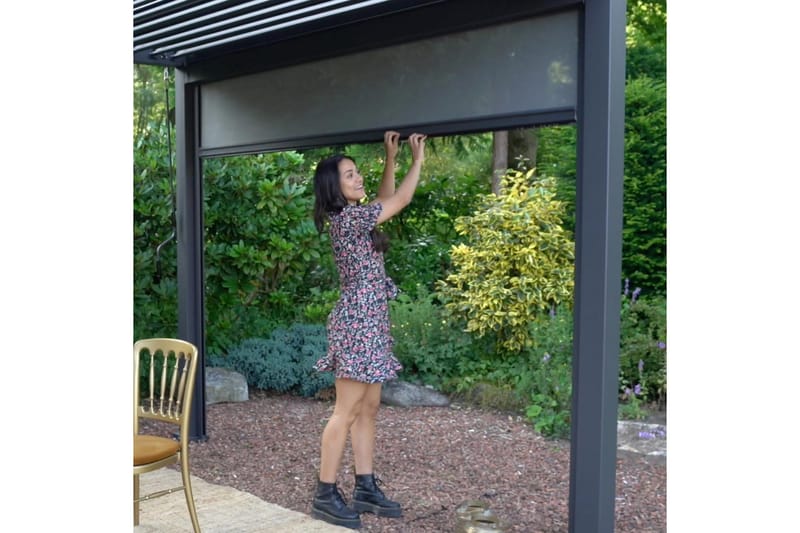 Alasvedettävä Paviljongin Seinä Mirador 4m Harmaa, undefined