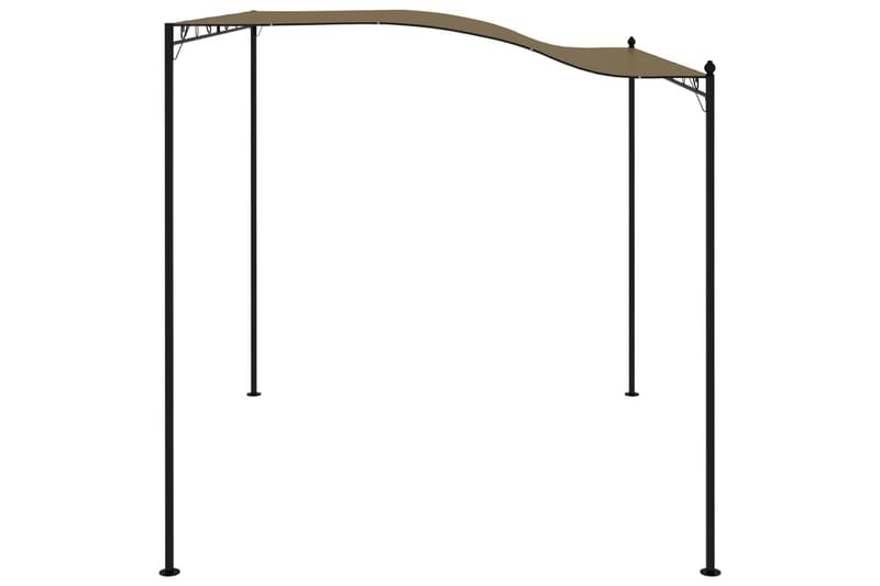 Aurinkokatos 3x2,5 m ruskeanharmaa 180 g/m² - Taupe - Puutarhakalusteet - Aurinkosuoja - Paviljonki
