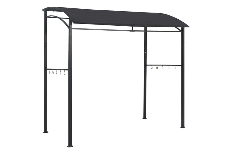 BBQ-huvimaja 215x150x220 cm antrasiitti teräs - Antrasiitti - Puutarhakalusteet - Aurinkosuoja - Paviljonki - Paviljongin katos