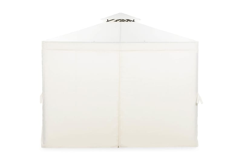 Bermuda täydellinen paviljonki sis. katon ja seinät 3x3 m – Offwhite - Puutarhakalusteet - Aurinkosuoja - Paviljonki - Kokonainen paviljonki