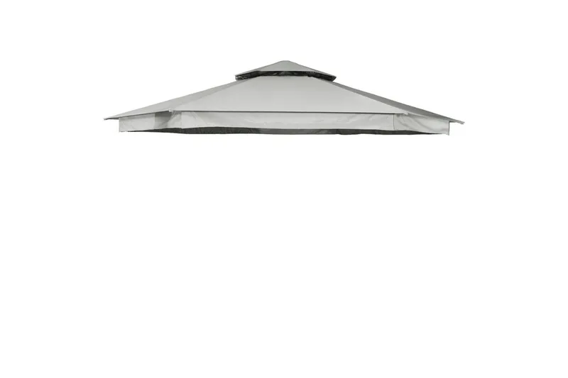Hillerstorp Luxor paviljongin katto Ø400 cm harmaa, Harmaa