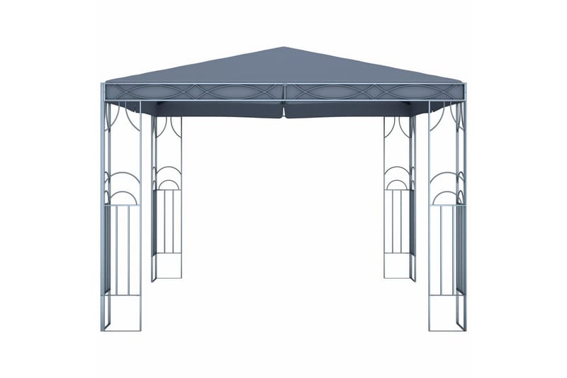 Huvimaja 300 x 300 cm antrasiitti - Antrasiitti - Puutarhakalusteet - Aurinkosuoja - Paviljonki
