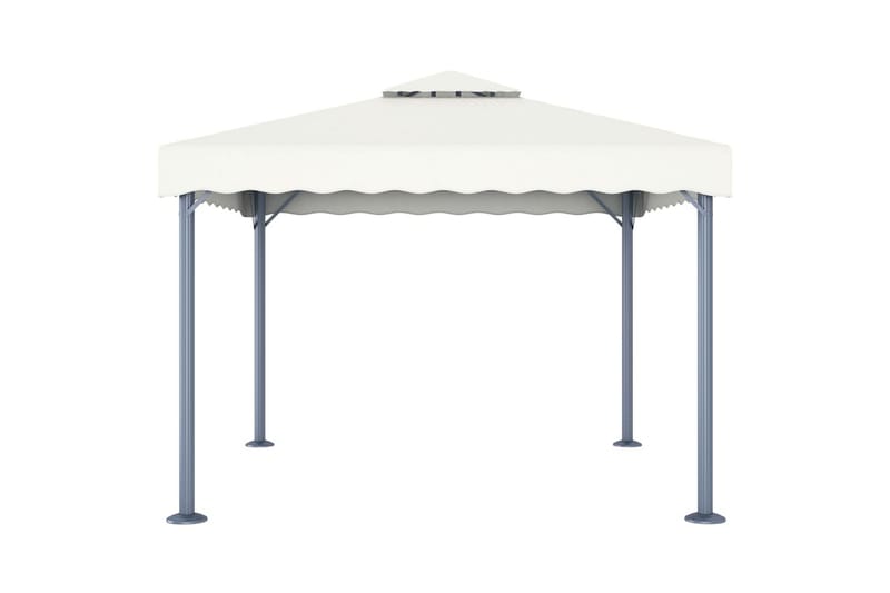 Huvimaja 300x300 cm kerma alumiini - Kerma - Puutarhakalusteet - Aurinkosuoja - Paviljonki
