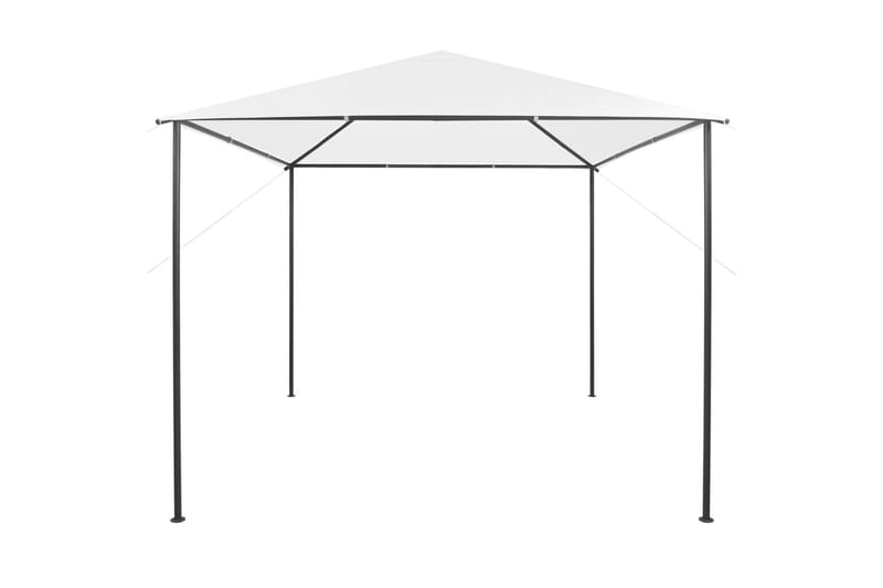 Huvimaja 3x3x2,7 m valkoinen 180 g/m² - Valkoinen - Puutarhakalusteet - Aurinkosuoja - Paviljonki