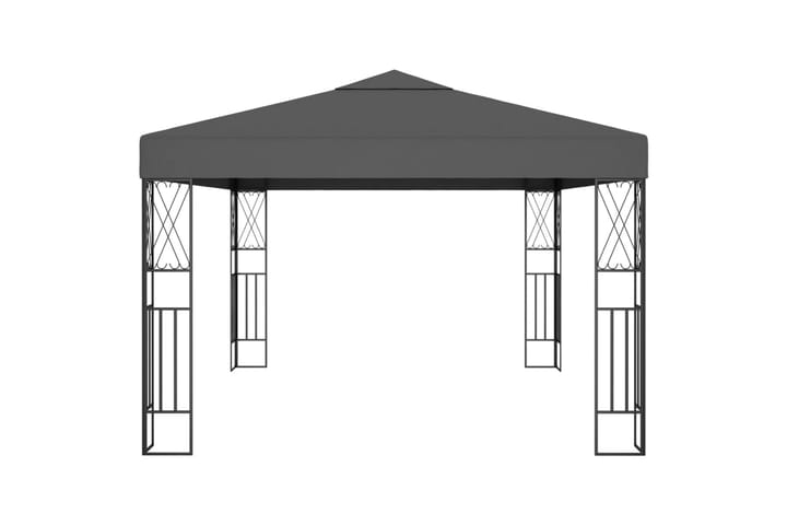 Huvimaja 3x4 m antrasiitti kangas - Paviljonki - Kokonainen paviljonki