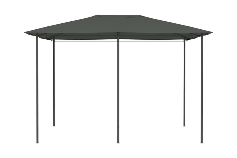 Huvimaja 3x4x2,6 m antrasiitti 160 g/m² - Puutarhakalusteet - Aurinkosuoja - Paviljonki