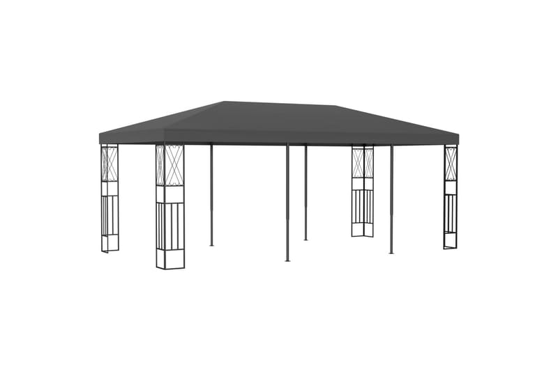 Huvimaja 3x6 m antrasiitti kangas - Puutarhakalusteet - Aurinkosuoja - Paviljonki
