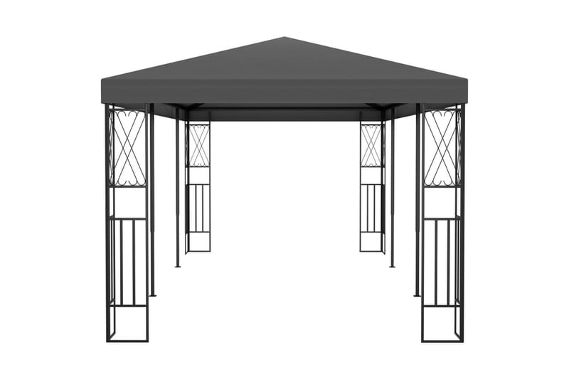Huvimaja 3x6 m antrasiitti kangas - Puutarhakalusteet - Aurinkosuoja - Paviljonki