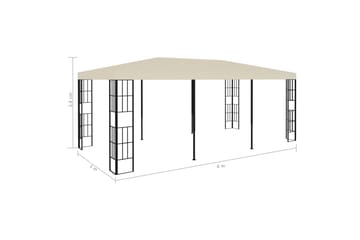 Huvimaja 3x6 m kerma - Kerma - Puutarhakalusteet - Aurinkosuoja - Paviljonki