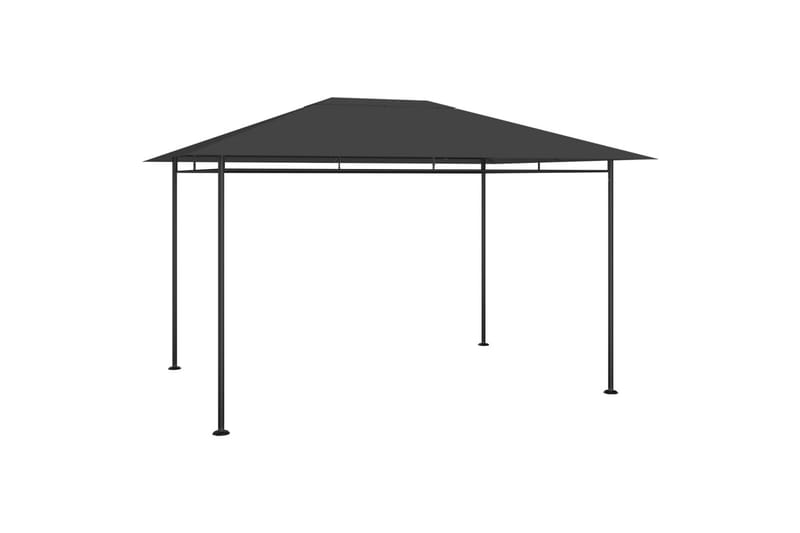 Huvimaja 4x3x2,7 m antrasiitti 180 g/m² - Antrasiitti - Puutarhakalusteet - Aurinkosuoja - Paviljonki